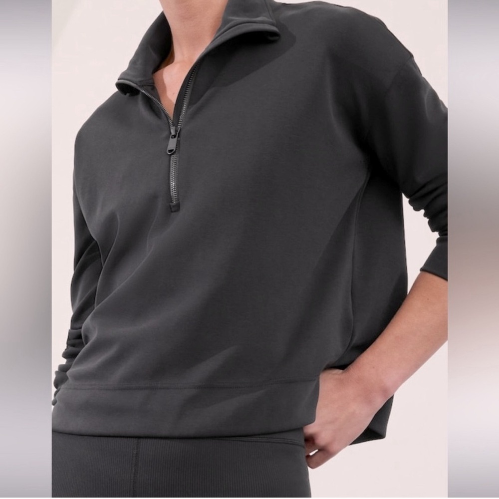 Athleta - NWT - SEASOFT QUARTER ZIP - Small